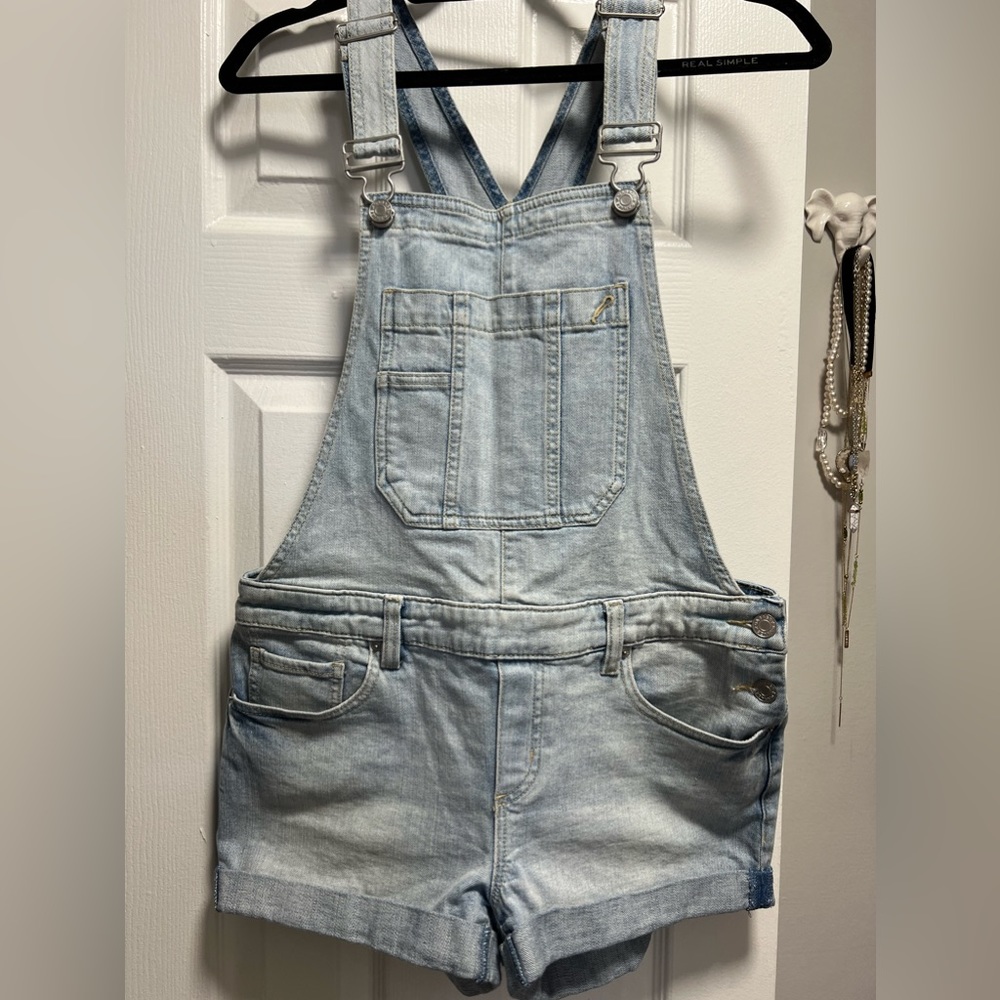 Denim Short Overalls